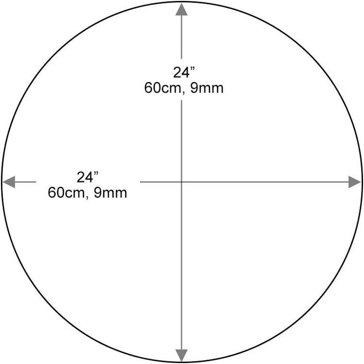 No. 2 - 24-Inch Round Glass Table Top - 3