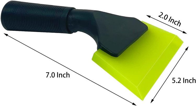 No. 10 - ZUFECY Green Silicone Rubber Blade Car Window Squeegee - 2
