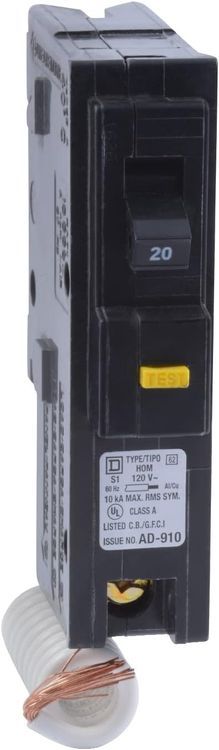 No. 7 - Square D by Schneider Electric Homeline GFCI Circuit Breaker - 1