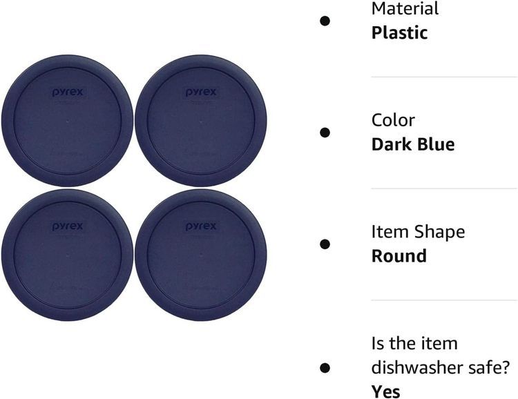 No. 8 - Pyrex Replacement Lids - 3