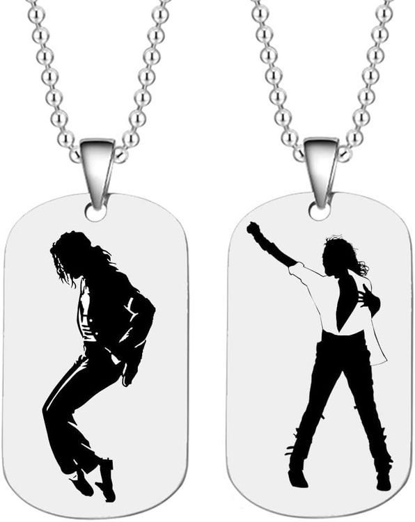 No. 8 - BOMJJOR MJ Jackson Necklace Bracelet - 1