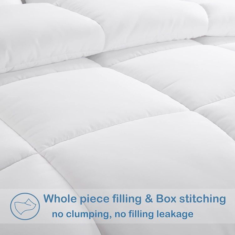 No. 3 - EASELAND All Season Queen Size Soft Quilted Down Alternative Comforter - 3