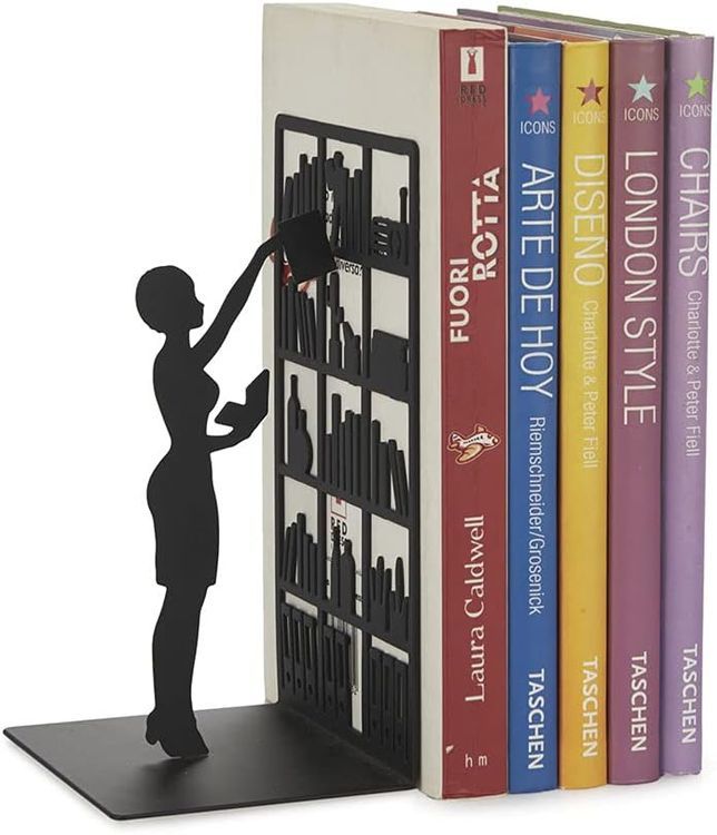 No. 10 - Balvi The Library Metal Bookend - 5