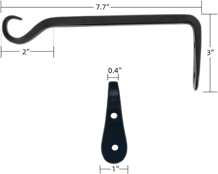 No. 10 - Worth Garden 7" Plant Hanger Bracket - 2