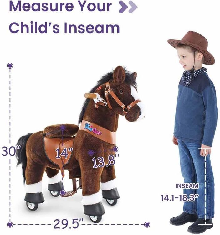 No. 4 - PonyCycle Authentic Horse Ride on Toy for Toddlers - 5