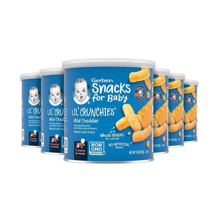 No. 2 - Gerber Lil' Crunchies Mild Cheddar Snacks - 1