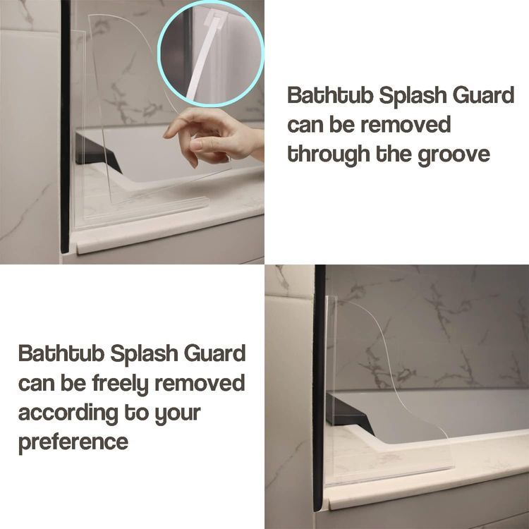 No. 7 - Fanslgeolsy Bathtub Splash Guards - 2