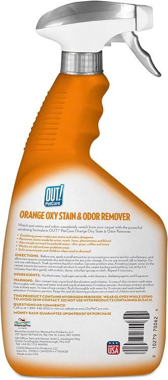 No. 9 - OUT! PetCare Orange Oxy Stain & Odor Remover - 5