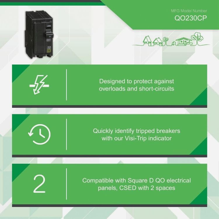 No. 5 - Square D QO230CP Circuit Breaker - 3