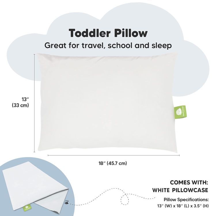 No. 1 - KeaBabies My Little Dreamy Toddler Pillow - 3