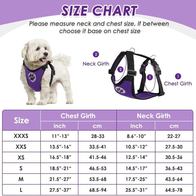 No. 8 - Lukovee Dog Safety Vest Harness - 5