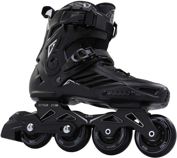 No. 3 - LIKU Black Professional Inline Skates Unisex - 1