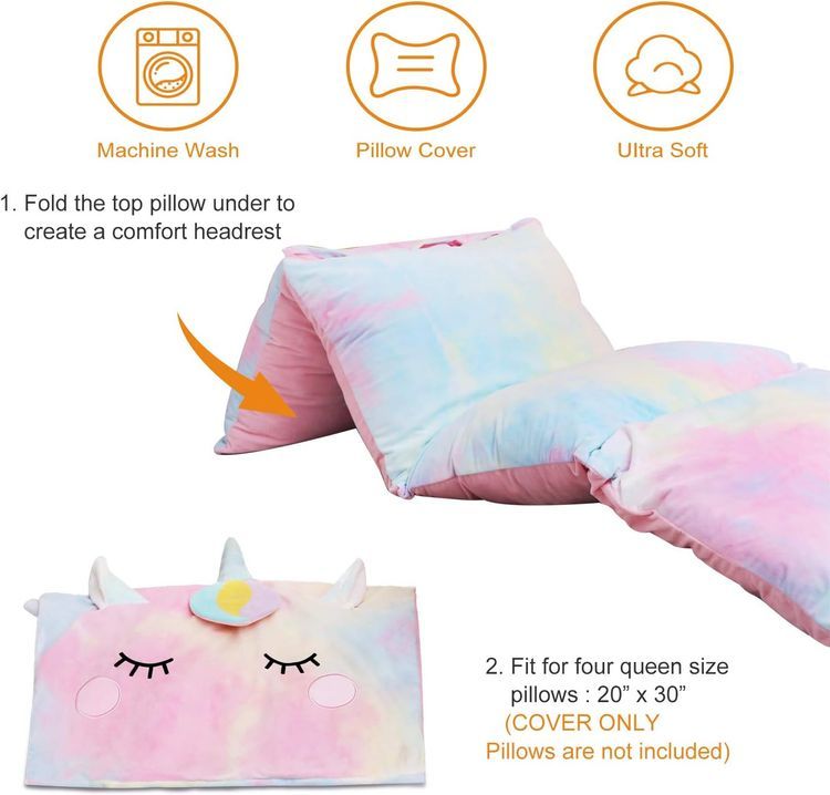 No. 8 - Unicorn Floor Pillow Bedding Cover - 4