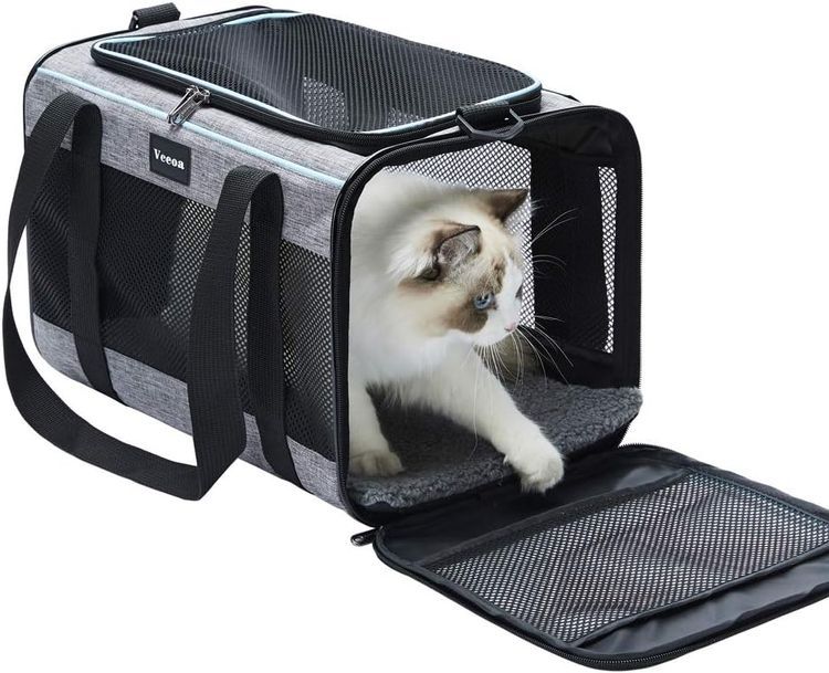 No. 1 - Vceoa Soft-Sided Pet Carrier for Cats - 1