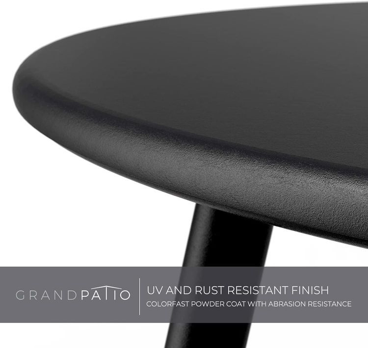 No. 7 - Grand patio E-Coated Steel Side Table - 5