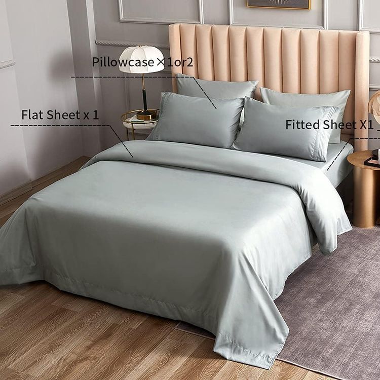 No. 10 - DERBELL Brushed Microfiber Bed Sheet Set - 2