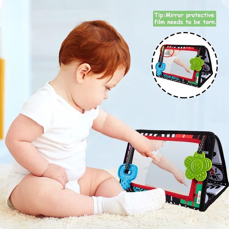 No. 6 - Tummy Time Baby Mirror Toy - 5