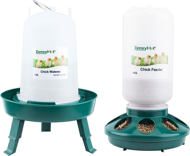 No. 9 - ZenxyHoC Poultry Feeder and Waterer Set - 1