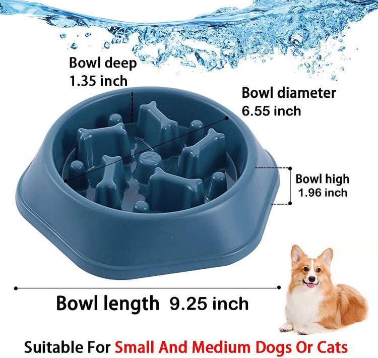 No. 5 - CAISHOW Slow Feeder Dog Bowl - 2