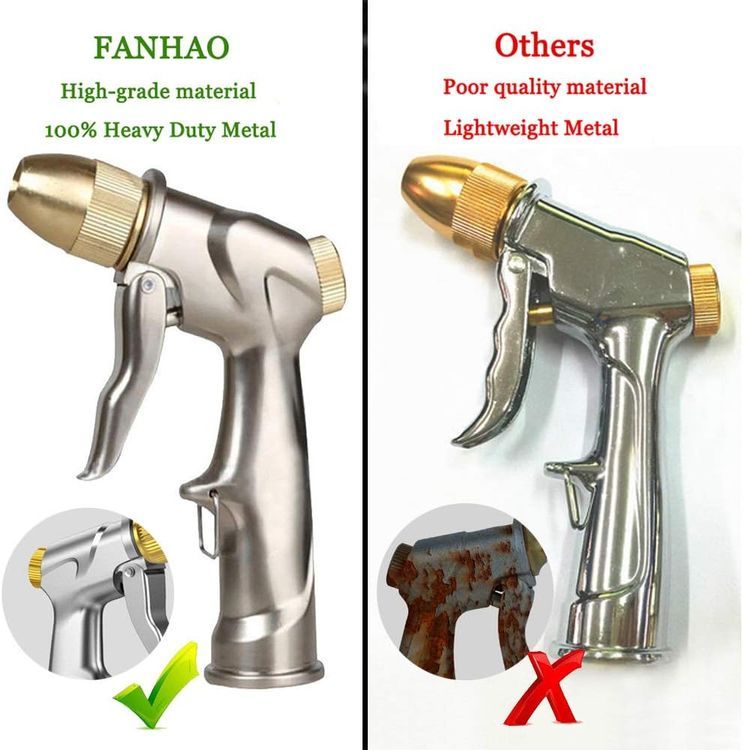 No. 5 - FANHAO Upgrade Garden Hose Nozzle Sprayer - 4