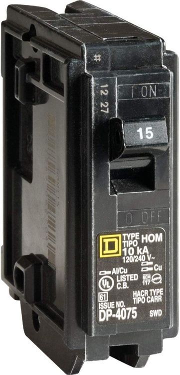 No. 5 - Schneider Electric Homeline 15 Amp Circuit Breaker - 1