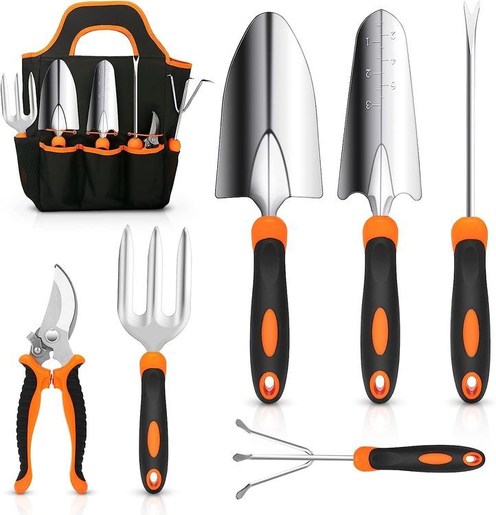 No. 6 - Stainless Steel Heavy Duty Gardening Tool Set - 1