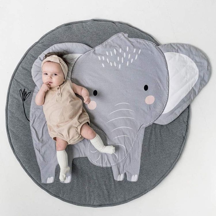 No. 8 - Elephant Nursery Rug - 2