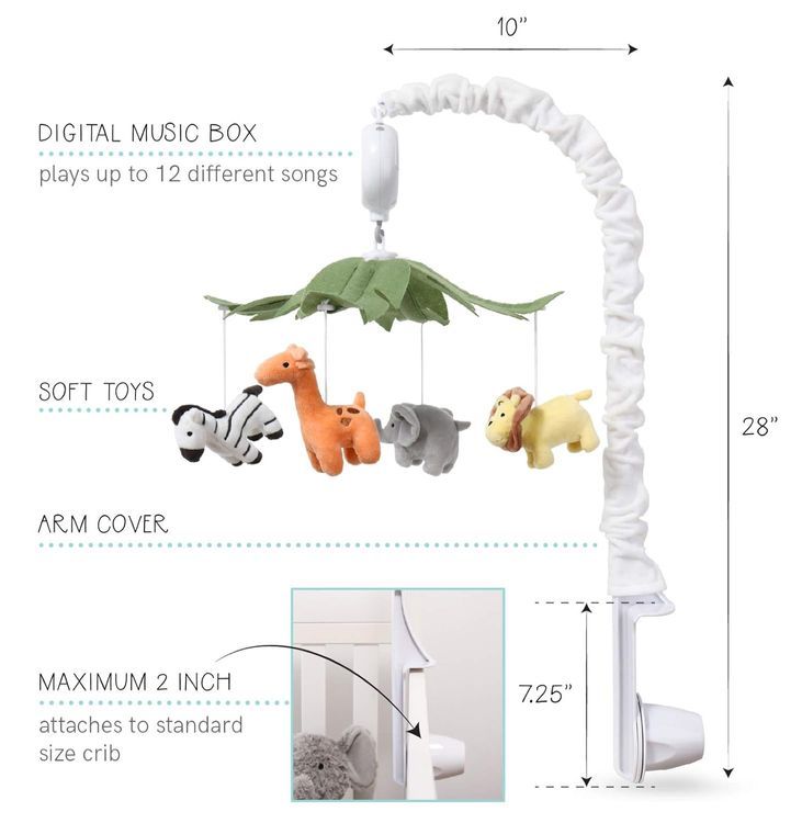 No. 4 - Safari Animals Musical Mobile - 2