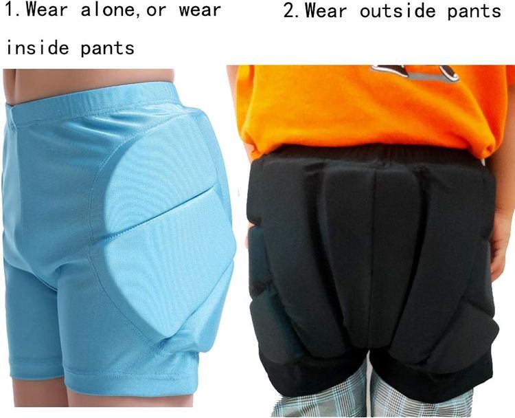 No. 5 - Reomoto Kids Hip Protection Pads Shorts - 5