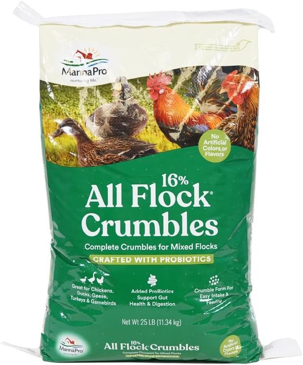 No. 8 - Manna Pro All Flock Crumbles - 1