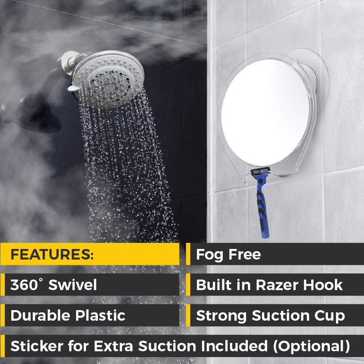 No. 3 - Shower Mirror Fogless for Shaving - 2