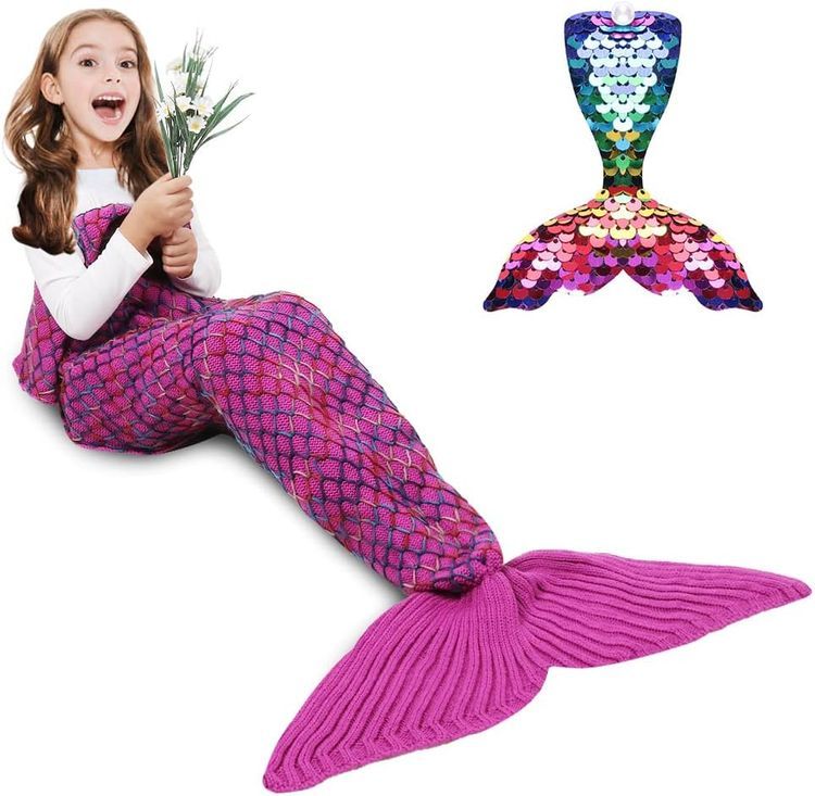 No. 8 - AmyHomie Mermaid Tail Blanket - 1