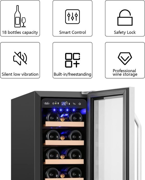 No. 8 - Velivi 12 Inch Wine Refrigerator - 3