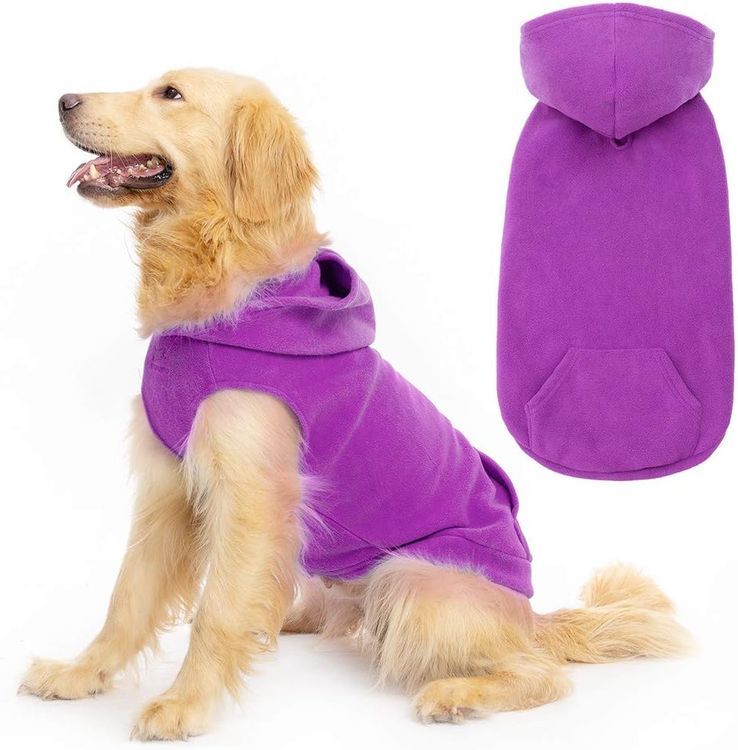 No. 8 - Fleece Dog Clothes with Pocket - 1