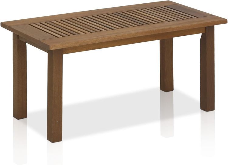 No. 3 - Furinno FG16504 Tioman Hardwood Patio Furniture Outdoor Coffee Table - 1