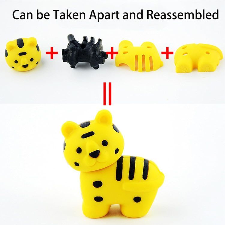 No. 1 - URSKYTOUS Animal Erasers - 4