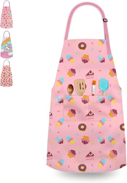 No. 5 - DEABOLAR Kids Aprons - 1