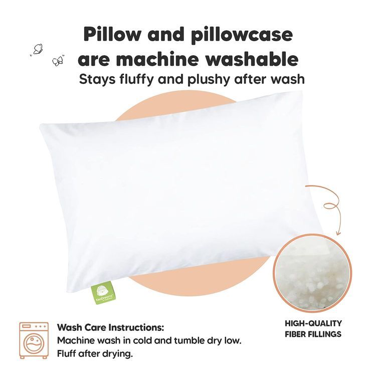 No. 1 - KeaBabies My Little Dreamy Toddler Pillow - 4