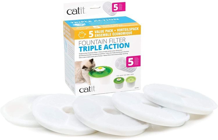 No. 9 - Catit Triple Action Water Fountain Filters - 1