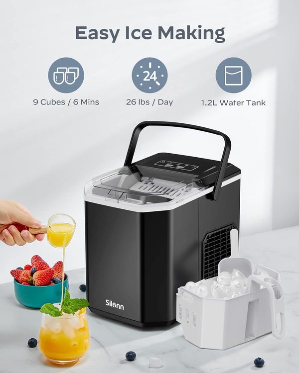 No. 5 - Silonn Ice Maker Countertop - 2