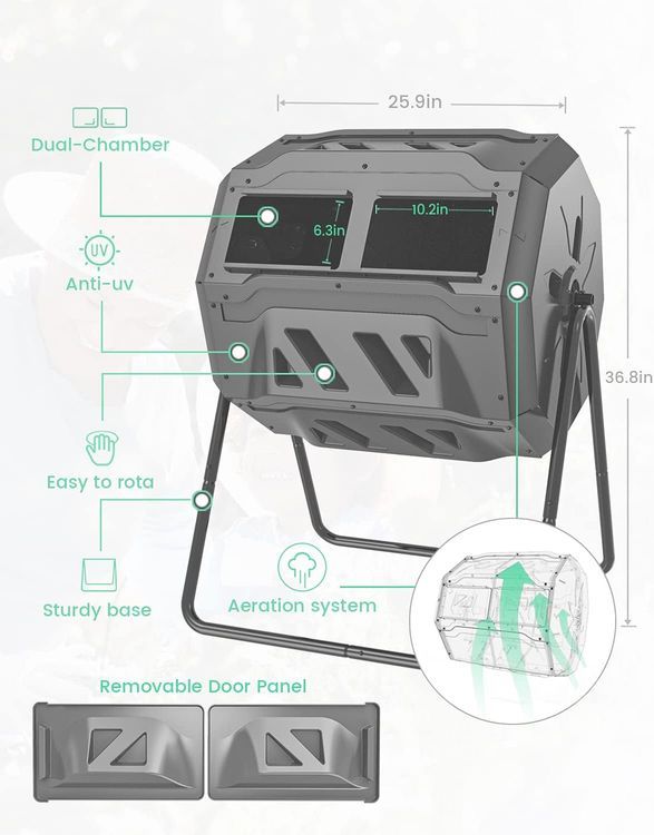 No. 3 - EJWOX Composting Tumbler - 5