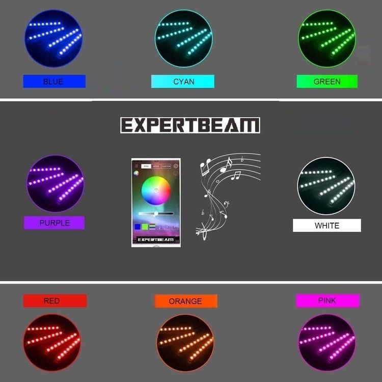 No. 6 - EXPERTBEAM Automotive Neon Accent Light Tubes - 3