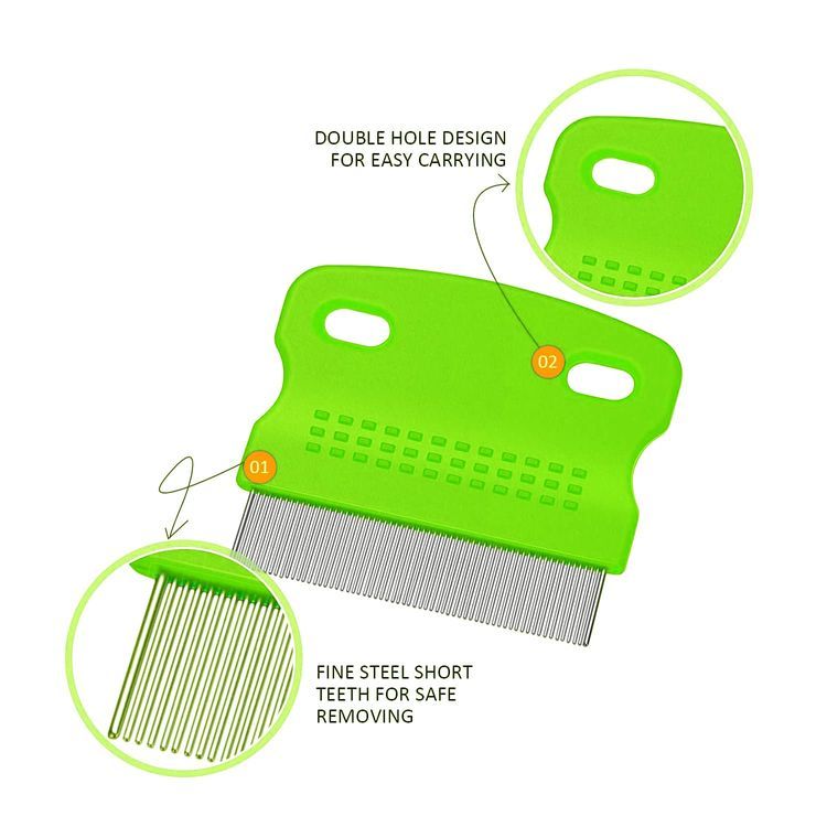 No. 4 - Arbootjin Dog Flea Combs - 3