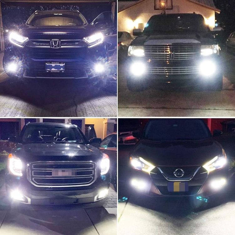 No. 3 - AUXLIGHT H3 LED Fog Light DRL Bulbs - 2