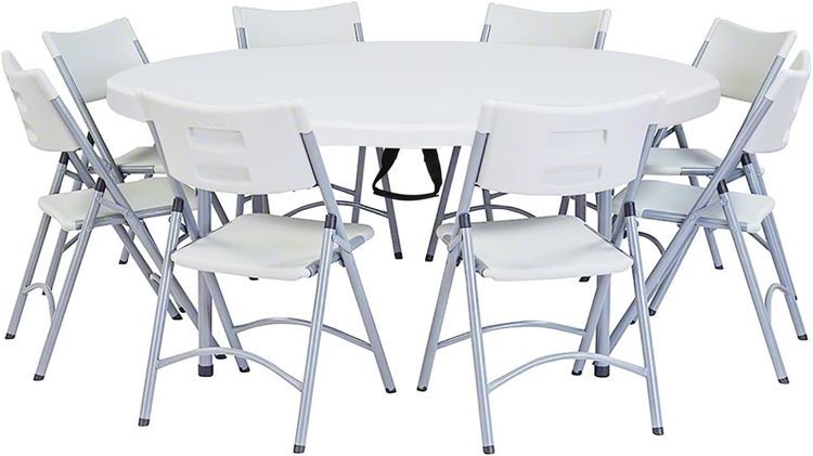 No. 9 - Byliable 48" Round Folding Table - 5