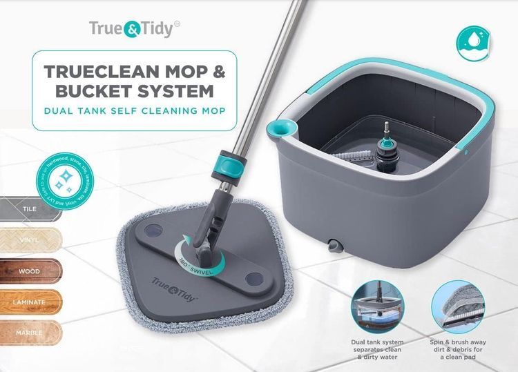 No. 6 - True & Tidy Spin Mop & Bucket - 2