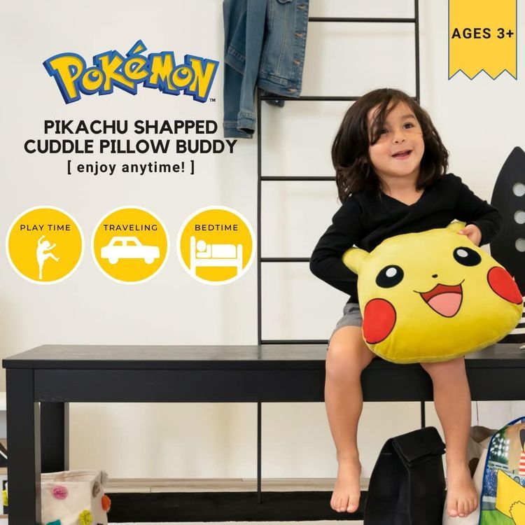 No. 8 - Pokemon Pikachu Plush Pillow - 3