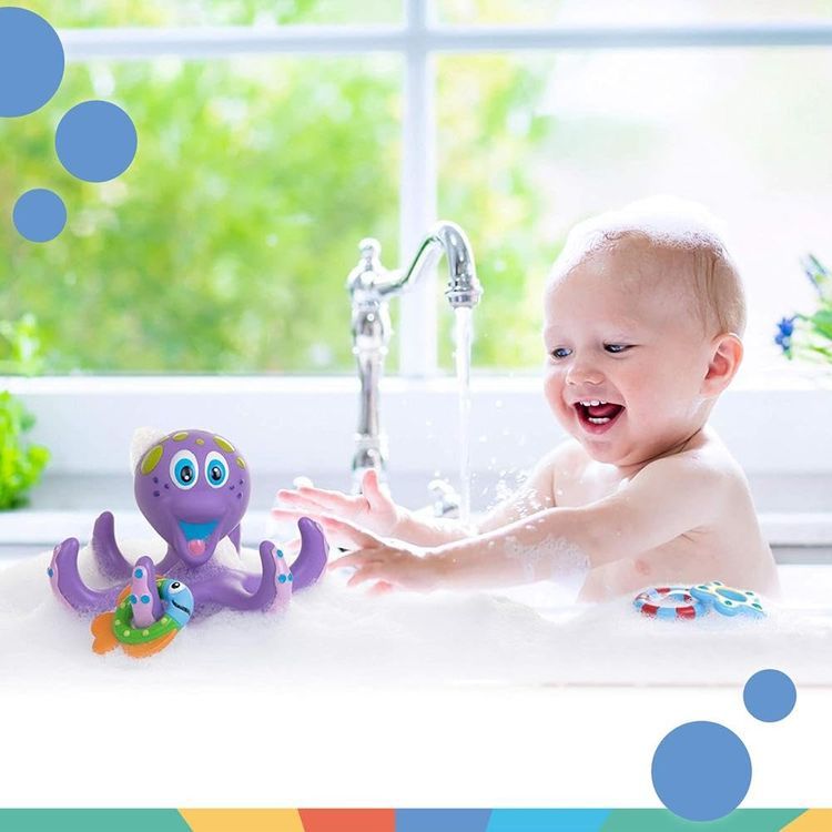 No. 6 - Nuby Octopus Hoopla Bath Toy - 2