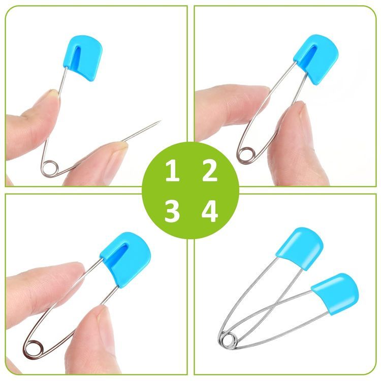 No. 4 - 100 Pcs Diaper Pins - 5