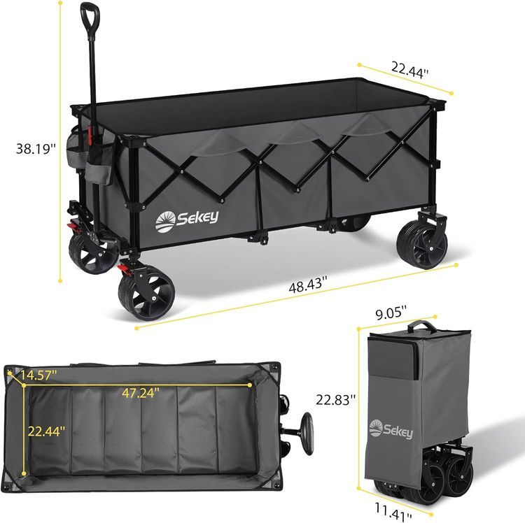 No. 9 - Sekey Collapsible Foldable Wagon - 5